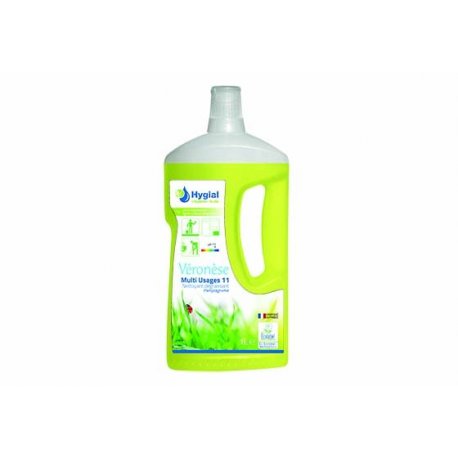 Nettoyant ultra-dégraissant toutes surfaces Ecolabel VERONESE MULTI USAGES 11 - Flacon de 1L