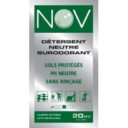 Détergent sol neutre surodorant NOV parfum océan - 250 doses de 20ML