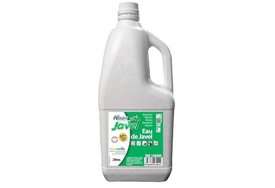 Eau de javel 2,6% de chlore actif - Bouteille de 2L