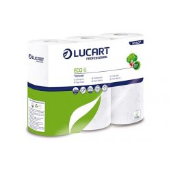 Papier toilette 2 plis 200 feuilles ECOLABEL Col. Blanc - Colis de 96 rouleaux