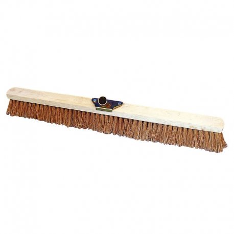 Balai Coco naturel L60CM douille métal - 1PC