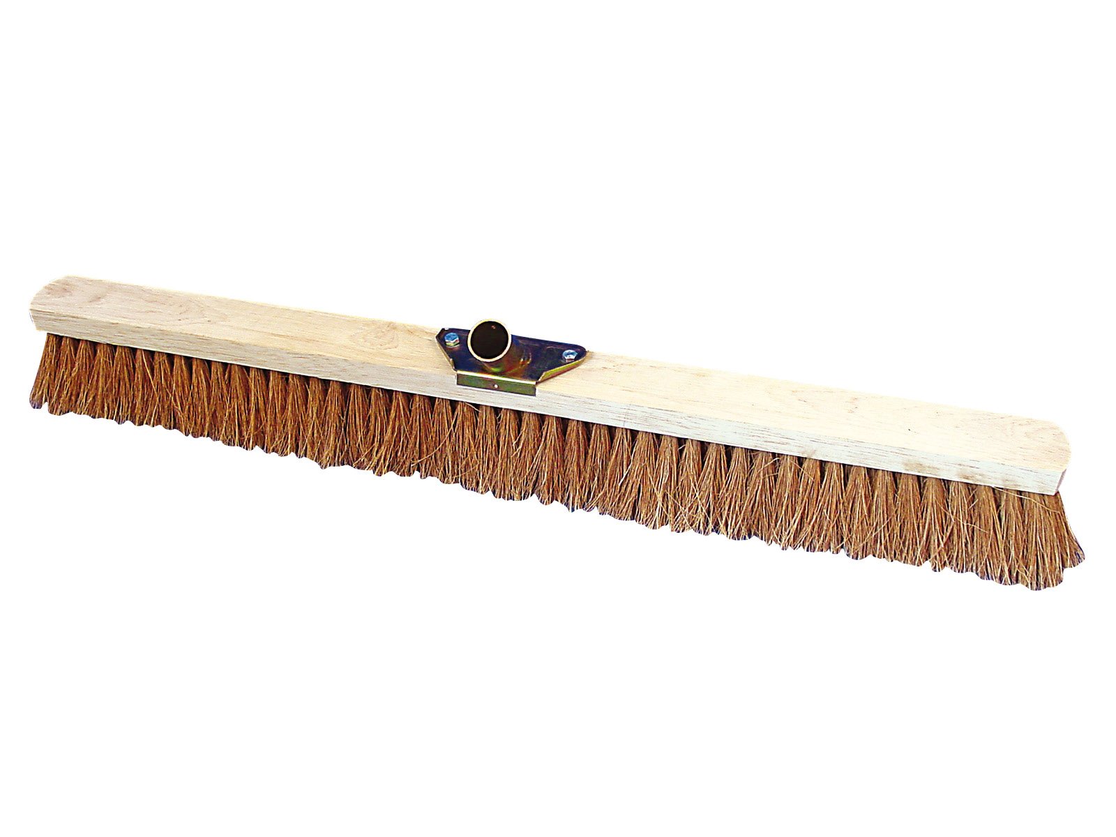Balai Coco naturel L60CM douille métal - 1PC