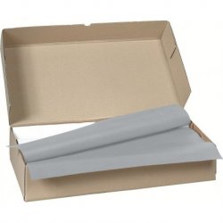 Nappe en papier 80x120 cm Col. Gris - Paquet de 250PC