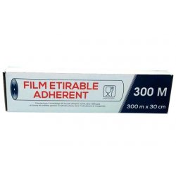 Film étirable 0,30x300m en boîte distributrice - 1PC