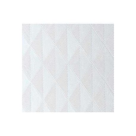 Serviette jetable effet textile ELEGANCE CRYSTAL 48x48 cm Col. Blanc - Colis de 240PC