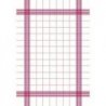 Serviette jetable effet textile DUNISOFT TOWEL 38x54 cm Col. Blanc/Rouge - Colis de 250PC