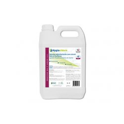 Détergent désinfectant milieu médical HYGIACHLORE sol surface sans alcool - Ecologique - Bidon de 5L