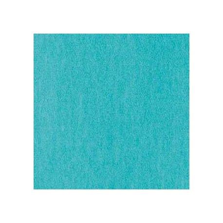 Serviette jetable microgaufrée 2 plis Ecolabel 38x38cm Col. Turquoise uni - Colis de 1200PC