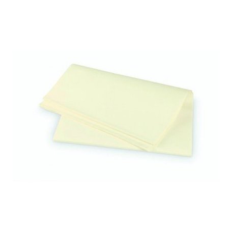 Nappe papier aspect tissu EVOLIN 127x127 Col. Champagne - Paquet de 50PC