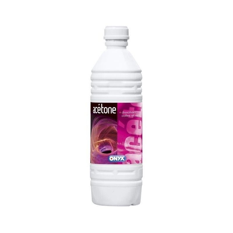 Dissolvant dégraissant ACETONE - Flacon de 1L 