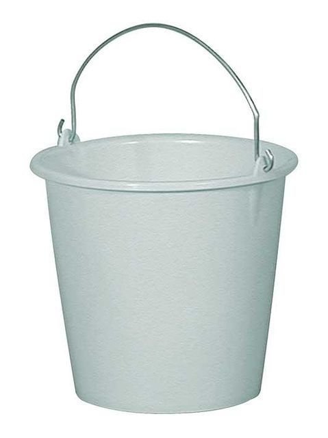 Seau rond en plastique avec anse 12L - 1PC