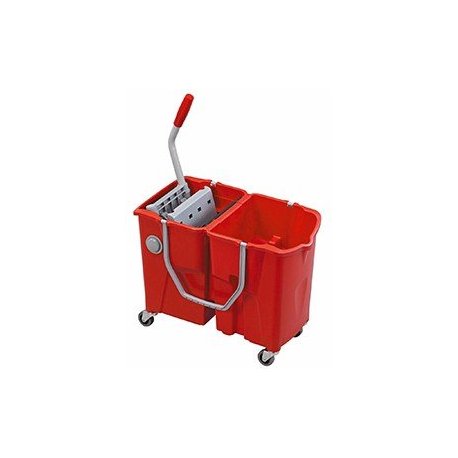 Chariot de lavage 2x15L avec presse - 1PC