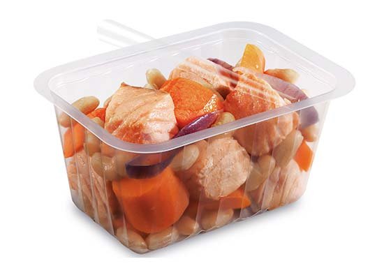 Barquette scellable 375gr col. Transparent - 2160PC