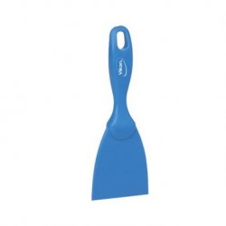 Spatule grattoir agréé contact alimentaire col. bleu L. 7,5CM - 1PC