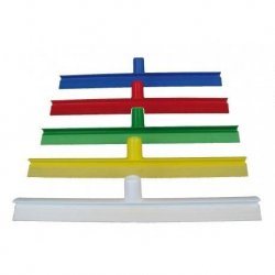 Racleau agréé contact alimentaire mono lame col. Rouge L. 55CM - 1PC
