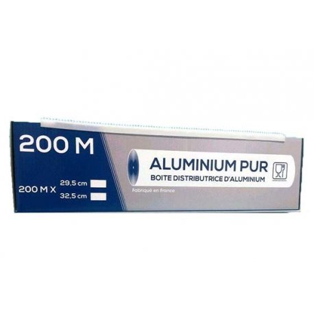 Film aluminium 0,30x200m en boîte distributrice - 1PC