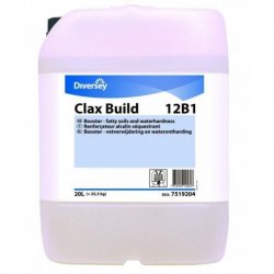 Renforçateur alcalin linge CLAX BUILD pour dosage automatique Diversey - Bidon de 20L