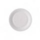 Assiette plate en carton diam. 18cm col. Blanc - Paquet de 100