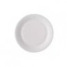 Assiette plate en carton diam. 18cm col. Blanc - Paquet de 100