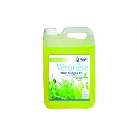 Nettoyant ultra-dégraissant toutes surfaces Ecolabel VERONESE MULTI USAGES 11 - Bidon de 5L