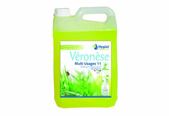Nettoyant ultra-dégraissant toutes surfaces Ecolabel VERONESE MULTI USAGES 11 - Bidon de 5L
