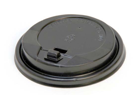 Couvercle pour Gobelet carton 36/48cl col. Noir - 1000PC