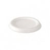 Couvercle pour pot à sauce en bagasse ECOECHO col. Blanc -1500pc