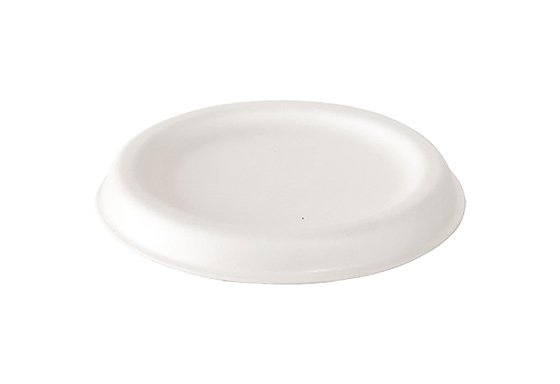 Couvercle pour pot à sauce en bagasse ECOECHO col. Blanc -1500pc