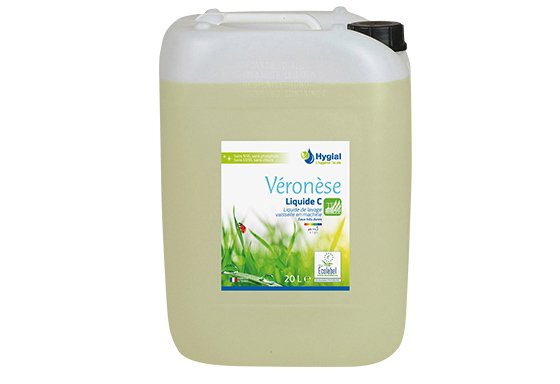 Liquide de lavage vaisselle machine VERONESE LIQUIDE C pour eau dure/calcaire - Bidon de 20L