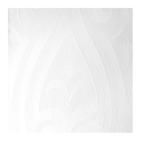 Serviette jetable effet textile ELEGANCE LILY 48x48 cm Col. Blanc - Colis de 240PC