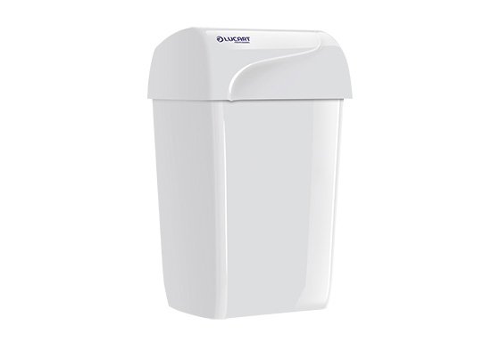 Poubelle Identity InvisiBin - Blanc - 1PC