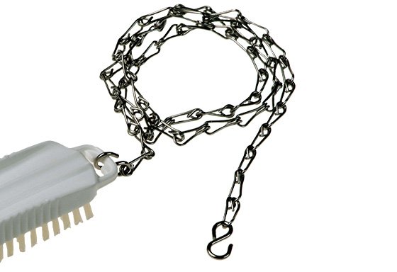 Chaînette inox pour brosse à ongle 1M - 1PC