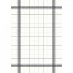 Serviette jetable effet textile DUNISOFT TOWEL 38x54 cm Col. Blanc/Gris - Colis de 250PC