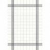 Serviette jetable effet textile DUNISOFT TOWEL 38x54 cm Col. Blanc/Gris - Colis de 250PC