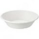 Bol en bagasse ECOECHO 80cl 19,4x19,4x4,8cm col. Blanc - 320PC (couvercle vendu séparément)