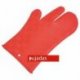 Gant anti-chaleur en silicone col. Rouge - 1PC