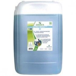 Lessive liquide enzymatique tous textiles Ecolabel GREEN'R ULTRA WASH pour dosage automatique - Bidon de 20L