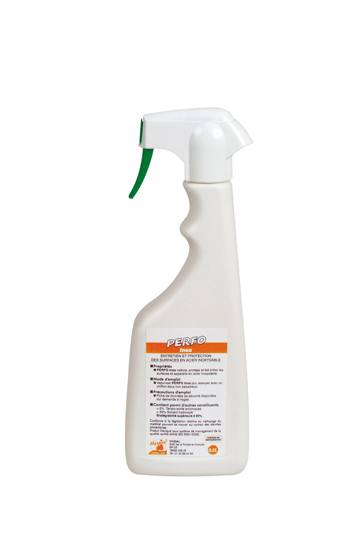 Détartrant désinfectant pour inox PERFO INOX ULTRA - Spray de 750ML