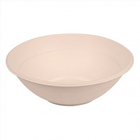 Bol BIONIC 95cl en bagasse FEEL GREEN 100% cellulose naturelle 19,6x6,5cm Col. Marron - 400PC