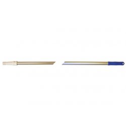 Manche en aluminium polyvalent L1,47M avec vis col. Bleu - 1PC