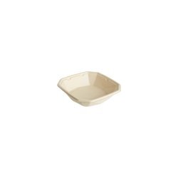 Boîte en bagasse 65cl octogonale ECOECHO 18,3x18,3x4,2cm col. Naturel - 300PC