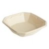 Boîte en bagasse 65cl octogonale ECOECHO 18,3x18,3x4,2cm col. Naturel - 300PC