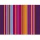 Set de table en papier satiné 60gr 30x40 Col. Aubergine rayé - Colis de 500PC