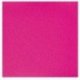 Serviette jetable microgaufrée 2 plis Ecolabel 38x38cm Col. Fuschia uni - Colis de 1200PC