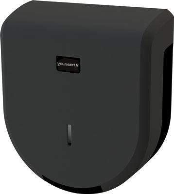 Distributeur de papier toilette 380 mètres MAXI JUMBO en ABS Col. Noir