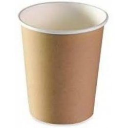 Gobelet en carton 24cl Ø8x9cm col. Kraft brun - 1000PC