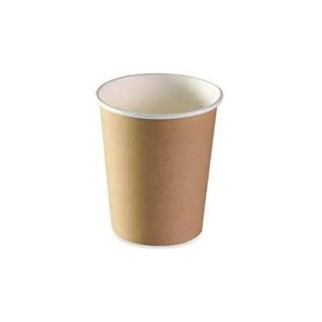 Gobelet en carton 24cl Ø8x9cm col. Kraft brun - 1000PC