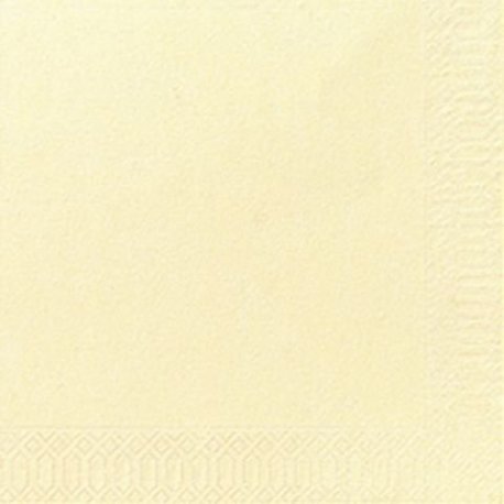 Serviette jetable en ouate 2 plis 40x40 cm Col. Champagne - Colis de 1250PC