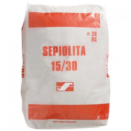 Absorbant minéral pour le sol Sepiolita 15/30 - Sac de 20Kg