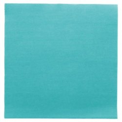 Serviette double point 39x39cm Col.Turquoise - Carton de 1200